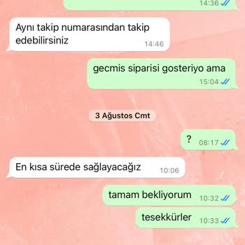Kedibu Teslim Edilmeyen Sipariş Ve İlgisizlik