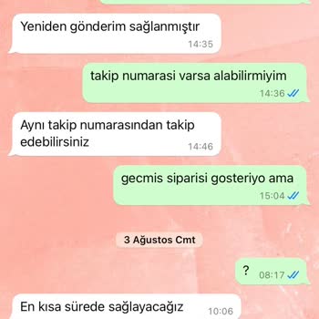 Kedibu Teslim Edilmeyen Sipariş Ve İlgisizlik