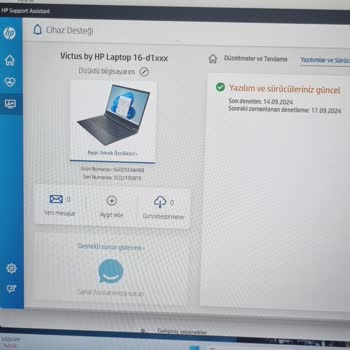 HP Victus Laptop SSD Arızası