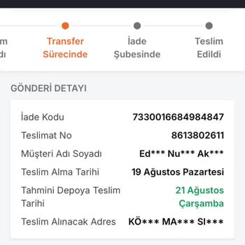 Trendyolmilla İademi Gerçekleştirmiyor! Ürünüm Kayıp!