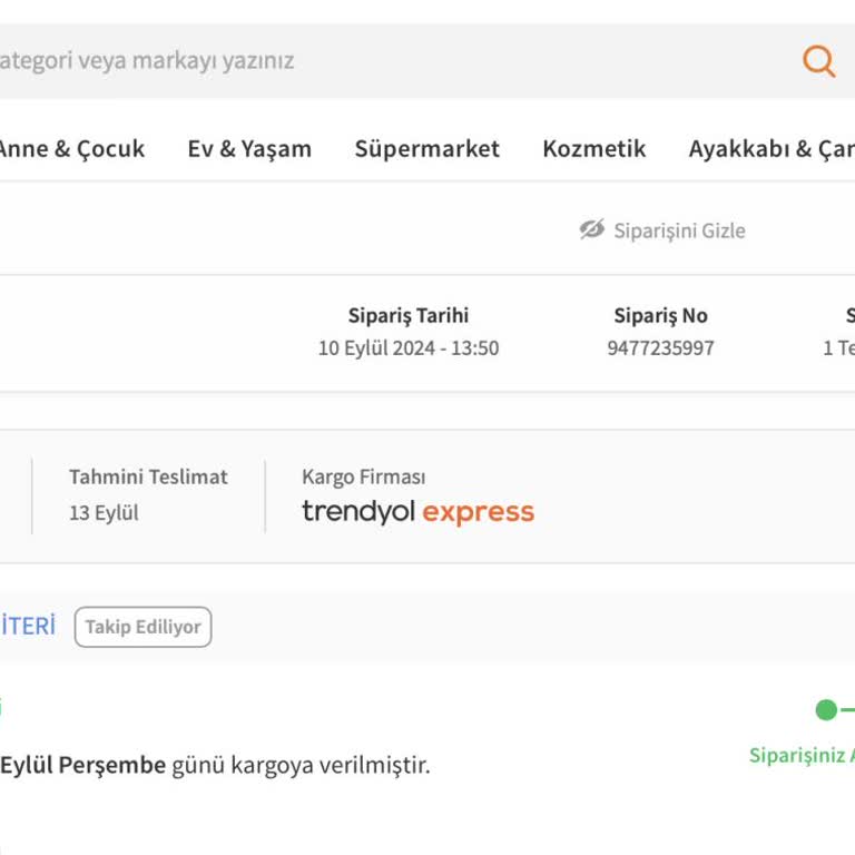 Trendyol Ve Trendyol Express Siparişimi Teslim Etmiyor