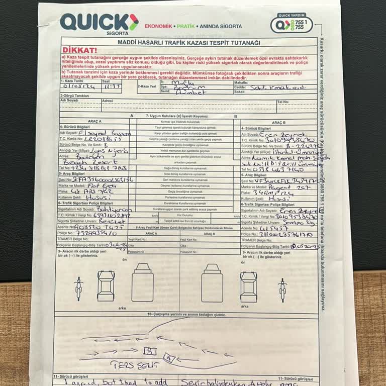 Bereket Sigorta Kaza Sonrası Muhatap Bulamamam Ve Sürekli Eksik Evrak Problemi