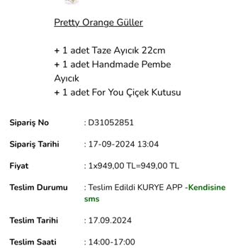 Taze Çiçek Teslim Edildi Denilen Ürün Kayıp Ve Kimse İlgilenmiyor