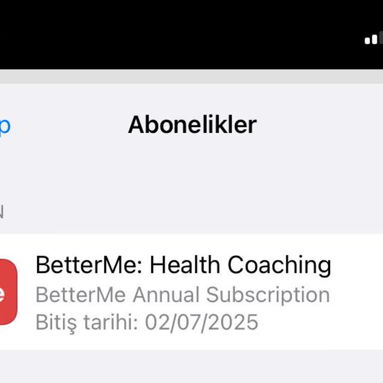 Betterme Üyeliğine Giriş Yapamıyorum