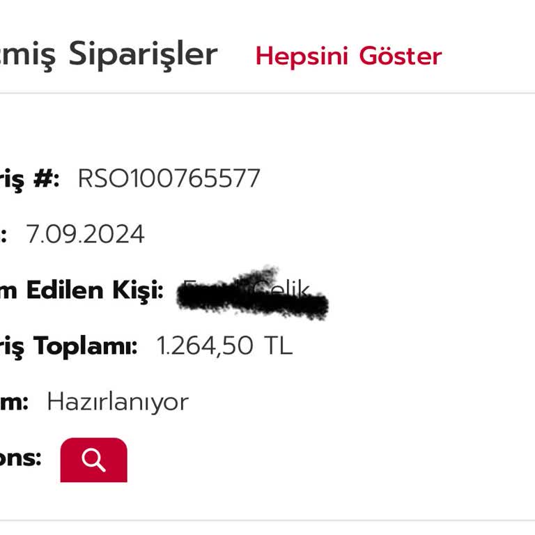 Rossmann Mobil Uygulamadan Alınan Ürünleri Kargolamıyor