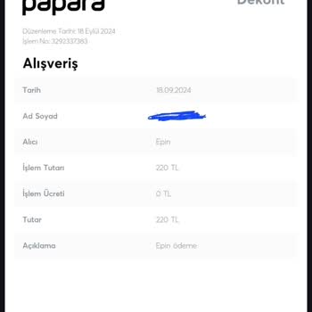 epin.com.tr E-pin Şikayet Var