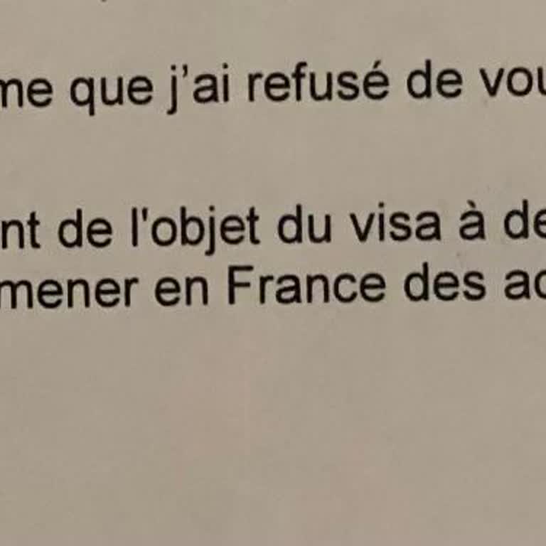 Ofii Çalışma İzni Reddi