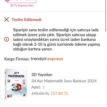 Trendyol Express Teslimat Sürecinde Yaşanan Sorunlar