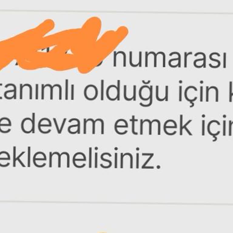 Hepsiburada Numara Güncelleme Sorunu.