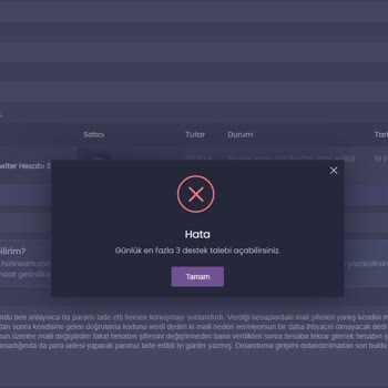 İtemsatis  Destek Talebi Engellenen Müşterinin Mağduriyeti!