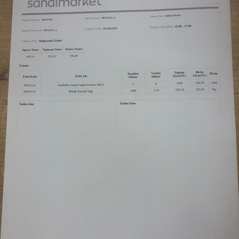 Migros Sanal Market Mağduriyeti