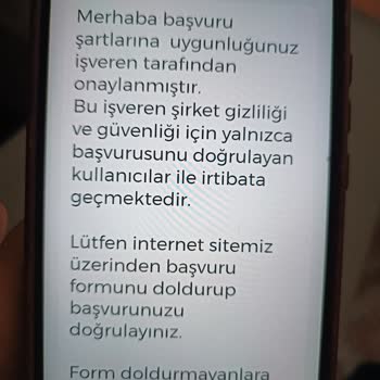 İşin Olsun Kimlik Bilgisi Verme