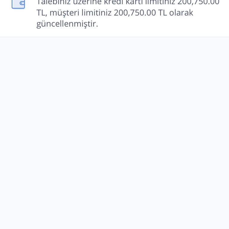 Türkiye İş Bankası Bilgim Harici Limit Artışı
