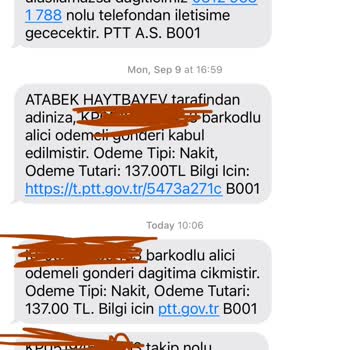 PTT Kargonun Sorumsuzluğu!