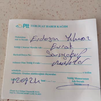 PTT Kargo Gelmeyen Posta Ve Açılmayan Telefon