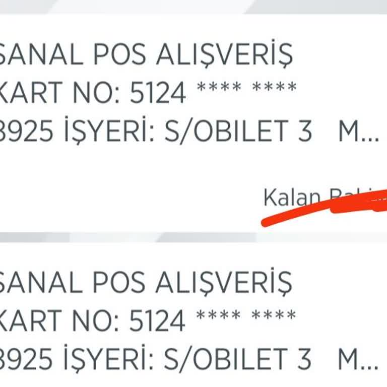 Obilet Bankamdan Bir Bilet İçin 2 Kere Param Çekildi