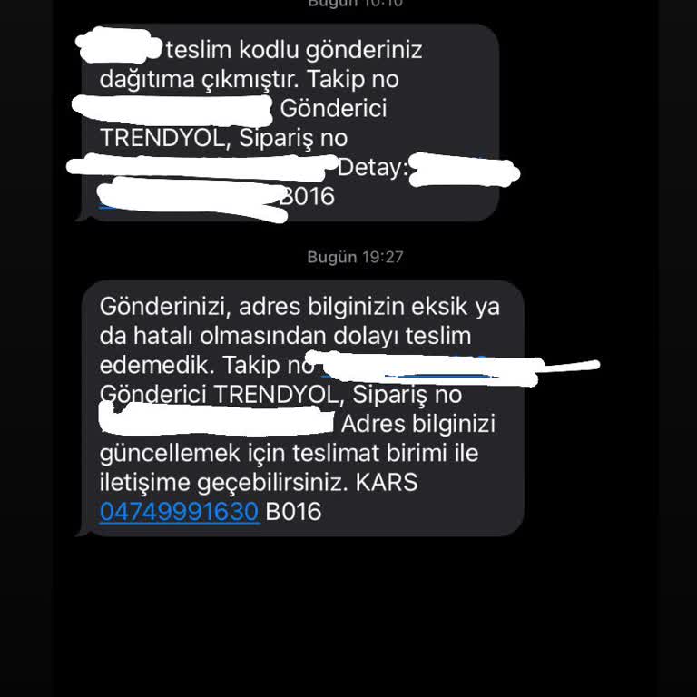 Kars MNG Kargo'nun Sürekli Adres Sorunu