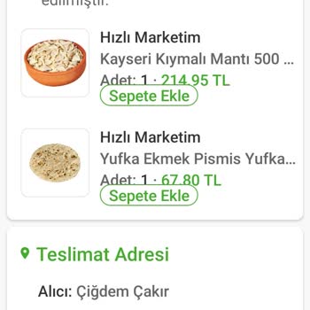 Trendyol Hızlı Market Trendyol GO Saçmalığın Saçmalığı