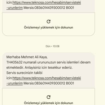 Teknosa Samsung Yetkili Servis Şikayet