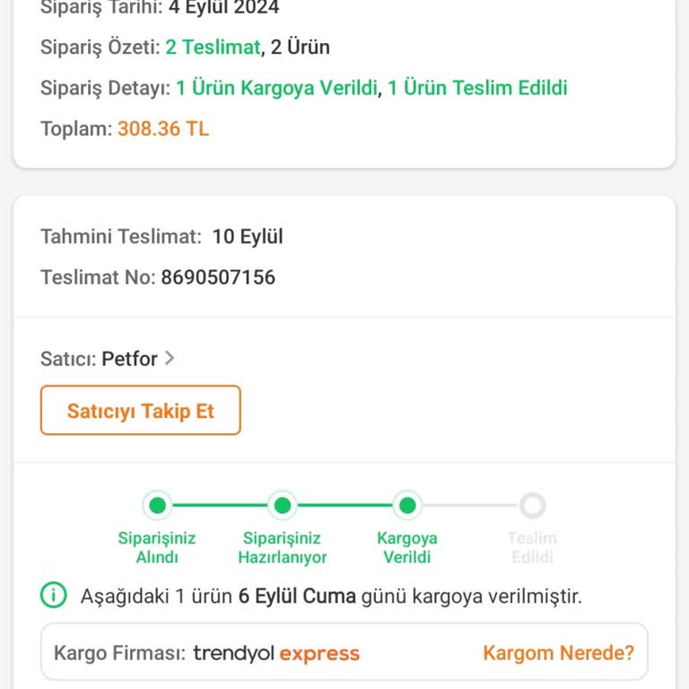 Trendyol Ürün Gelmedi 20 Gündür