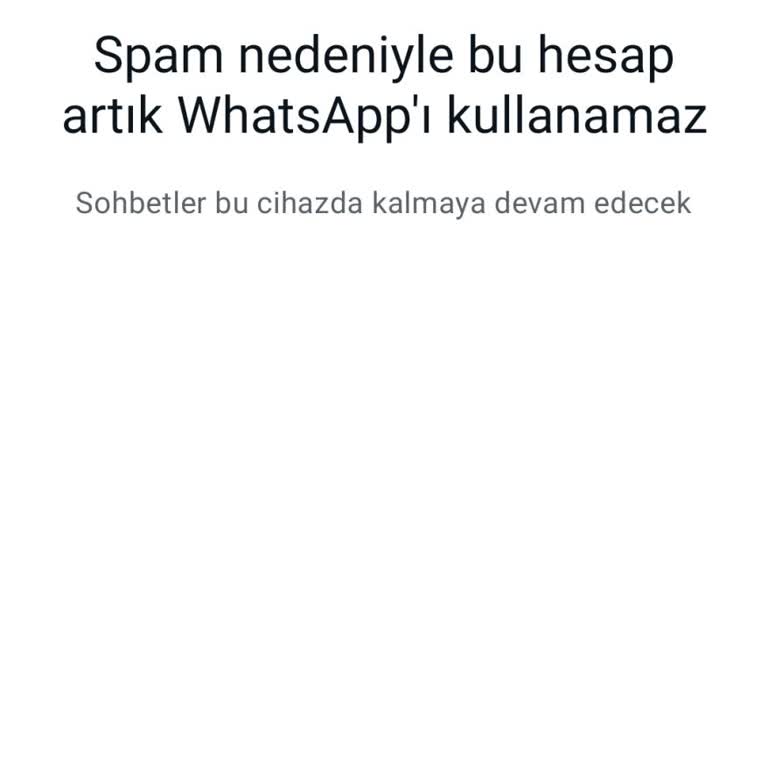 WhatsApp Spam Engeli