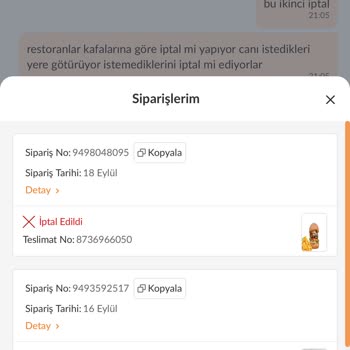 Trendyol GO, Enjoy Burger, Napoli Pizza