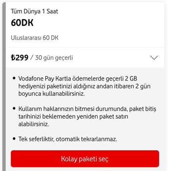 Yanıltıcı Paket Bilgisiyle Mağduriyet Yaşadım