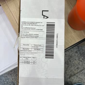 Cosmolog Yanlış Satıcıdan Gelen Ürün Ve Orijinallik Şüphesi