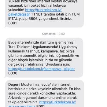 Türk Telekom İnternet Arızası Hk.