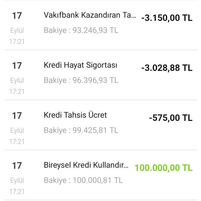 VakıfBank Kazandıran Tarife İptali