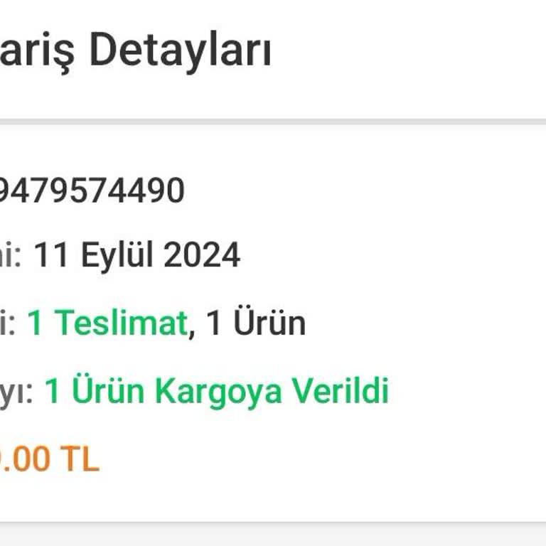 Trendyol Express 1 Haftadır Ürünümü Ulaştırmadı