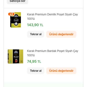 Karali Çay Demlik Poşet Çay Kalite Sorunu