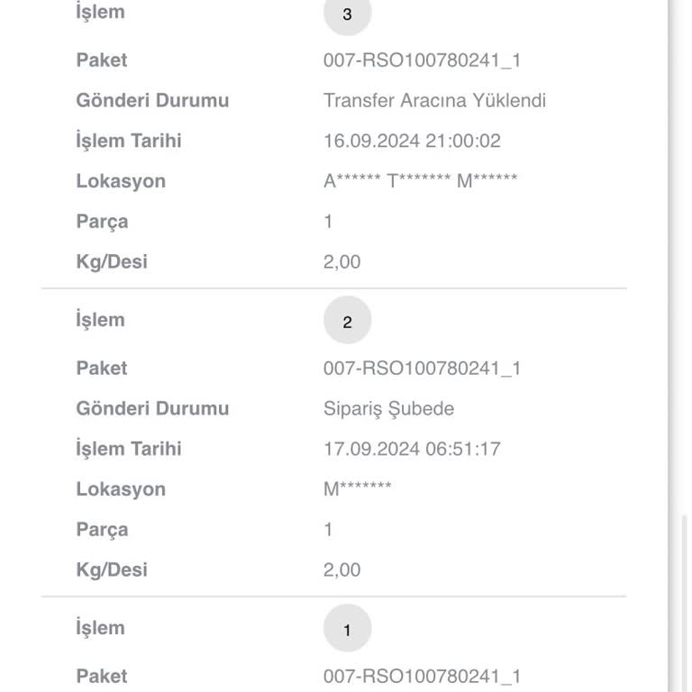 Scotty Kargo Süreci Sıkıntısı