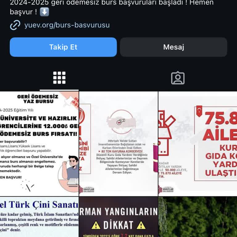 Yeni Ufuklar Eğitim Vakfı (Burs) Yeni Ufuklar Eğitim Vakfı (Sahte Vakıf) Burs Başvurumun İptal Talebi
