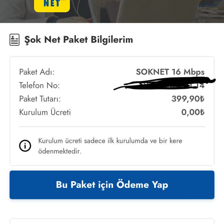 Şok Net Ev İnterneti Adaletsiz Gelen Fatura