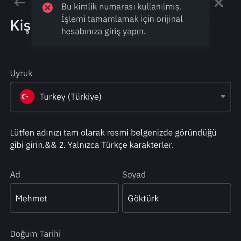 Binance Hesabımda Kimlik Doğrulayamıyorum