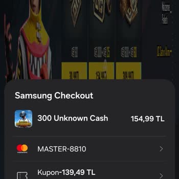 PUBG (Pubgmobile.com) Galaxy Store Satın Alma İşlemi Hatalarla Tamamlandı