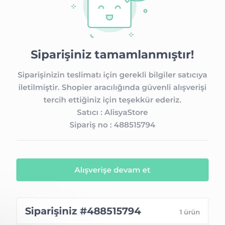 Shopier Üye Olmadan Sipariş İptali