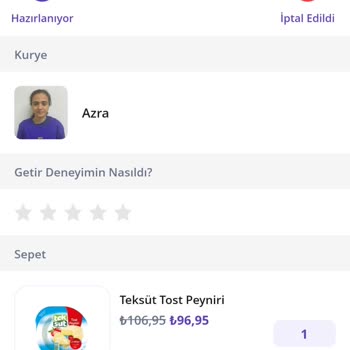Getir Sipariş İptali Ve İade Süreci Sorunu
