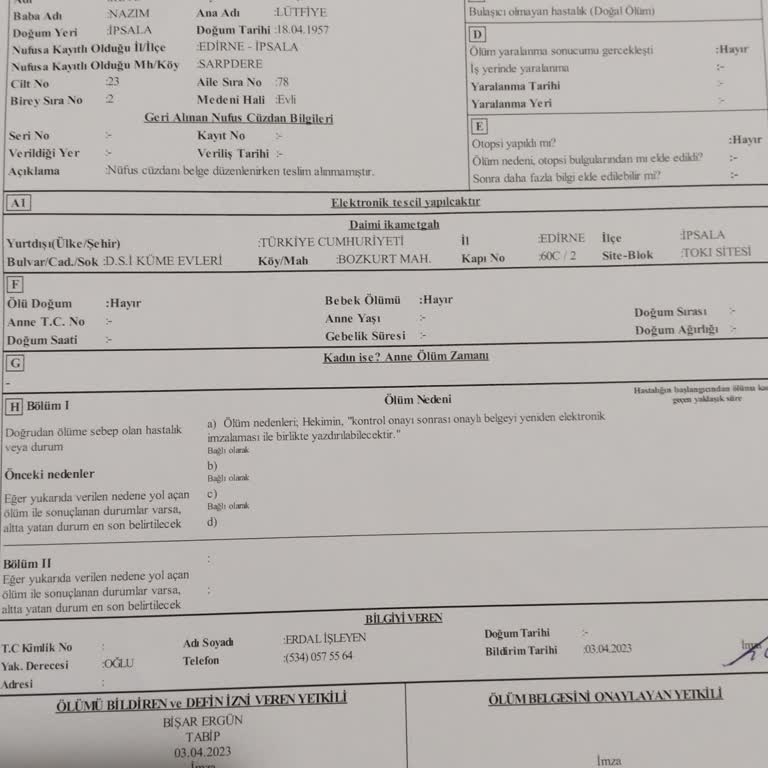 Vefat Eden Kişinin Hat İptali İçin Bir Yıldır Mücadele Ediyorum