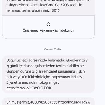Aras Kargo'nun Art Niyeti Ve Kendi İşlerinde Ki Vurdumduymazlığı