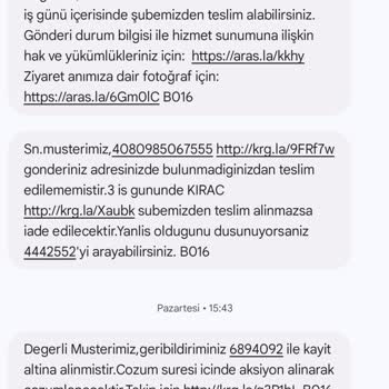 Aras Kargo'nun Art Niyeti Ve Kendi İşlerinde Ki Vurdumduymazlığı