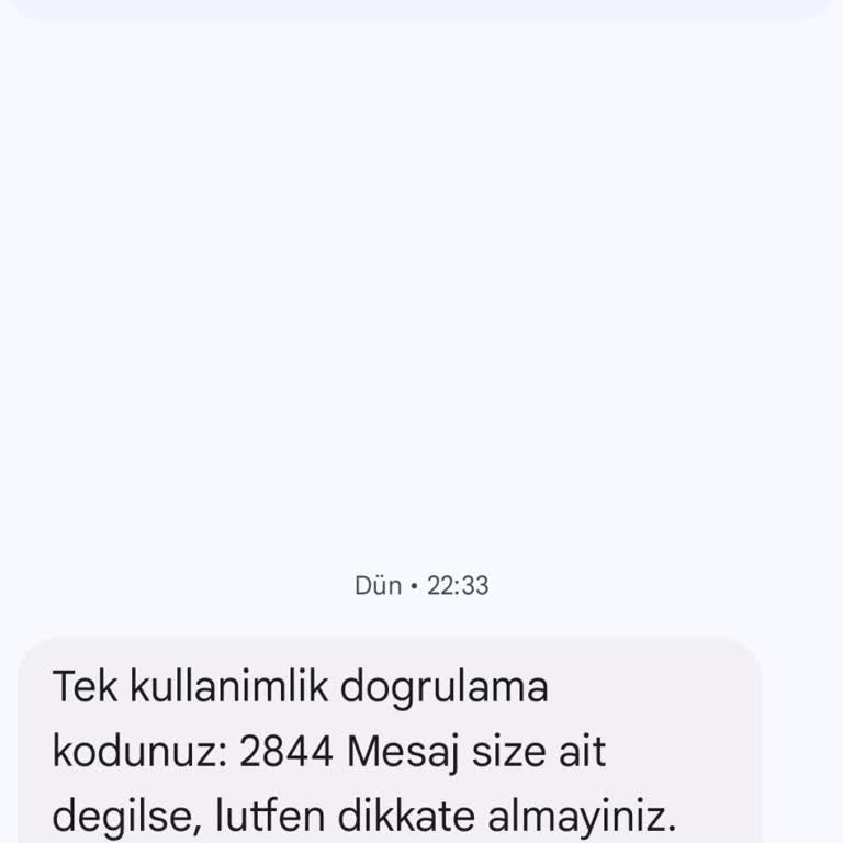 Info Verify (SMS) Bu Uygulamadan Bana Kod Geliyor Bunu Düzeltin