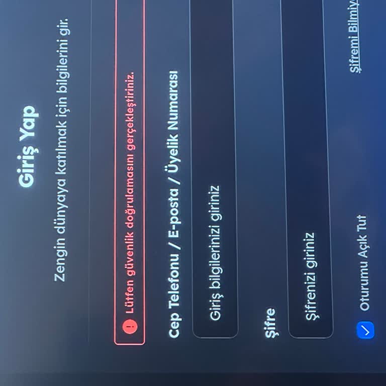 Todtv Giriş Yapamıyorum