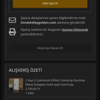 bygolden Bu Golden Firmasından Dolap Satın Alacaklara Duyuru