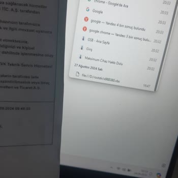 KVK Servise Giden Cihazımda Virüs Var