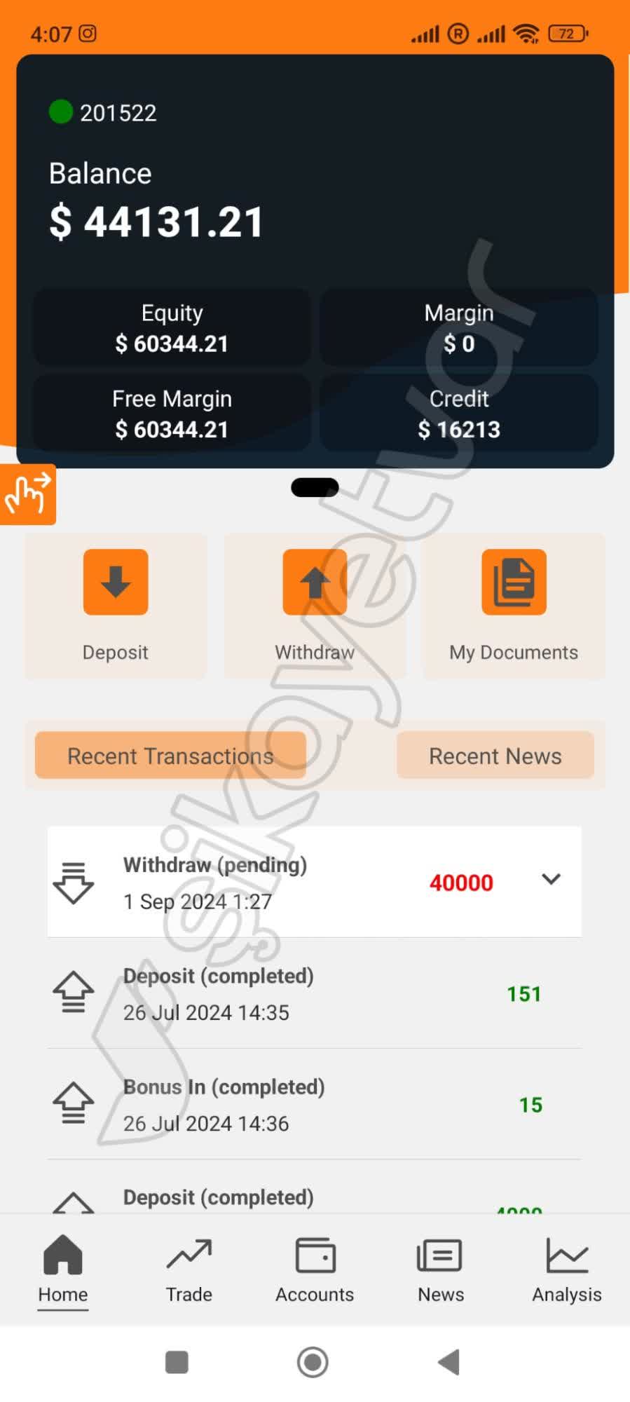 Borsa İşlem - 48/109 - Şikayetvar