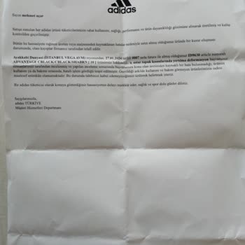 Adidas Ayakkabı Kalitesizliği Kısa Sürede Tüm İç Astarı Yırtıldı