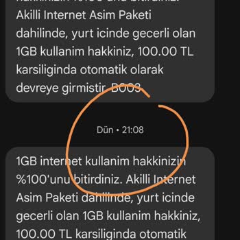 Vodafone'un Otomatik İnternet Yenileme ve Tarife Aşım Sorunu
