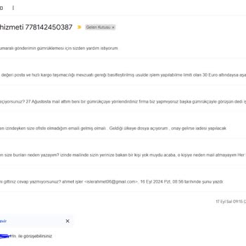 Fedex Gümrükteki Ürünle İlgili 1 Aydır Cevap Vermiyor.